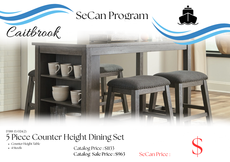 Caitbrook - Counter Height Dining Set image