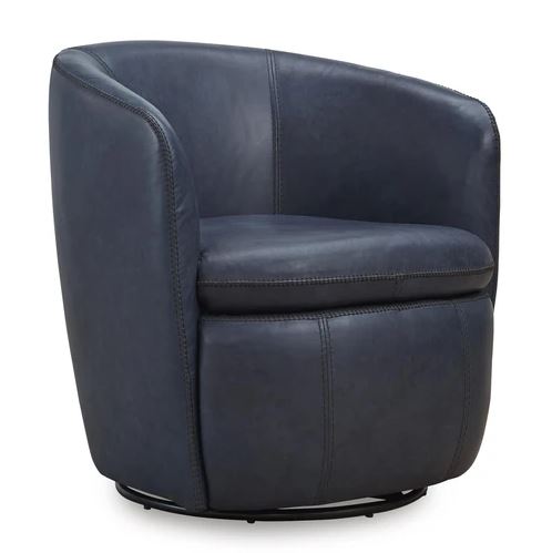 Kierreys - Leather Accent Swivel Chair image