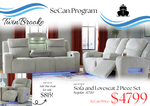 Twin Brooke - Sofa and Loveseat image 1