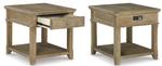 Janismore - End Table with Outlet image 1