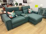 Titan - 3 Pc Sectional with LHF Recliner w/ Headrest Console with Grommet & RHF Recliner Chaise w/HR image 1