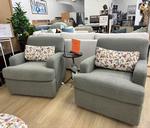 Abbey - 2 Swivel Accent Chairs image 1
